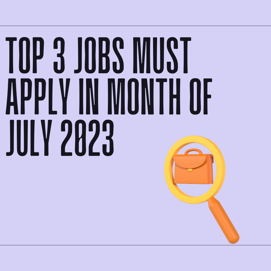 TOP 3 JOBS IN JULY |IBPS CLERK | SSC MTS | SSC HAVALDAR | EMRS | BEST JOBS | APPLY ONLINE | 10TH| 12TH| GRADUATES |