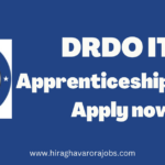 DRDO ITI Apprenticeship 2025 | Apply now | Govt job notification | government jobs 2025 | sarkari naukri |