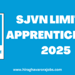 SJVN LIMITED APPRENTICESHIP 2025 |LATEST GOVERNMENT APPRENTICESHIP | GOVT JOB NOTIFICATION | SARKARI NAUKRI |